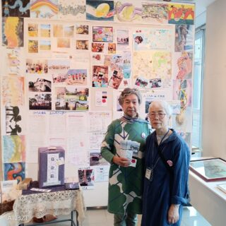 未来の福島こども基金のコーナーで。当基金のスタッフ。